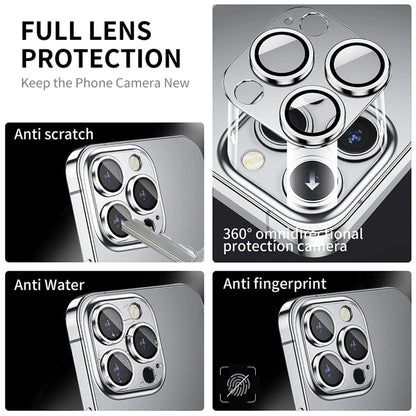 For iPhone 14 Pro / 14 Pro Max ENKAY Hat-Prince Anti-reflection Camera Lens Aluminium Alloy  Tempered Glass Film, For iPhone 14 Pro / 14 Pro Max