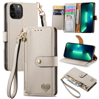Love Zipper Lanyard Leather Phone Case, For iPhone 15, For iPhone 14 Plus, For iPhone 14, For iPhone 14 Pro, For iPhone 14 Pro Max, For iPhone 13 Pro Max, For iPhone 13 Pro, For iPhone 13
