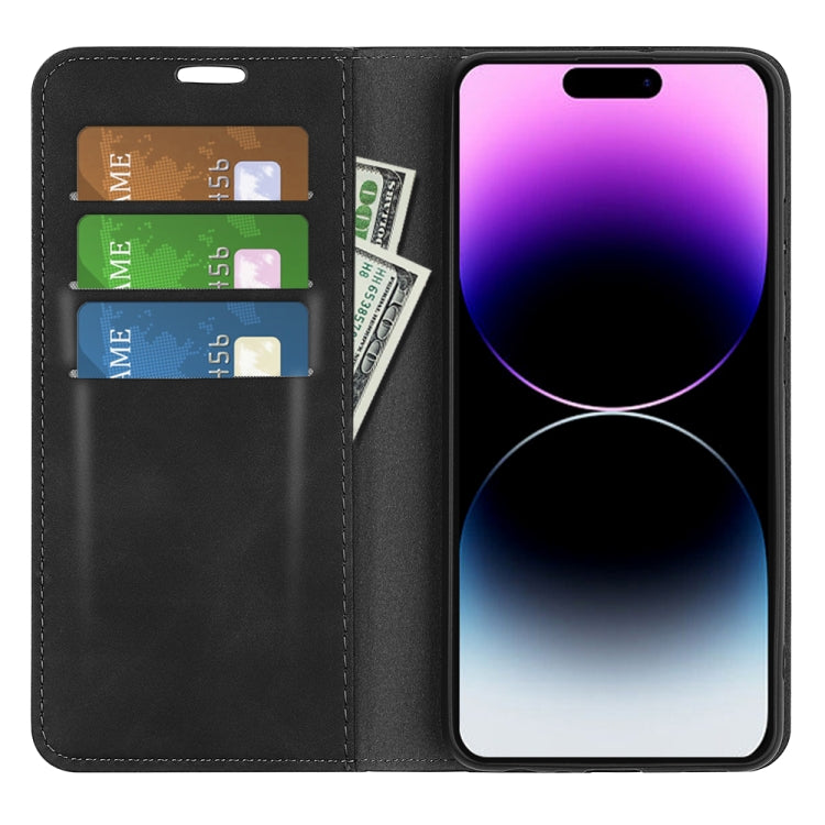 Retro-skin Magnetic Suction Leather Phone Case