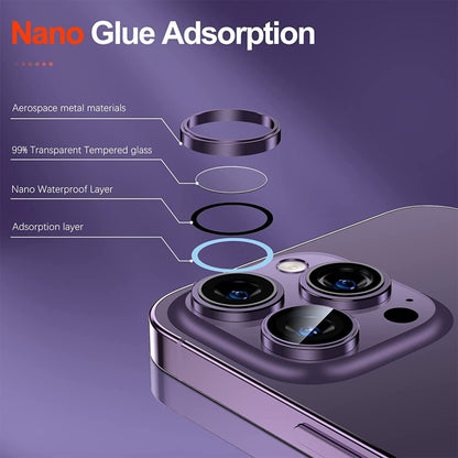 ENKAY AR Anti-reflection Camera Lens Glass Full Film, For iPhone 15 / 15 Plus