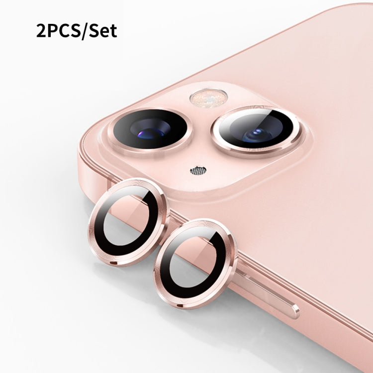 ENKAY 9H Rear Lens Aluminium Alloy Tempered Glass Film, For iPhone 15 / 15 Plus
