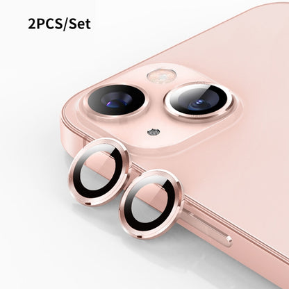 ENKAY 9H Rear Lens Aluminium Alloy Tempered Glass Film, For iPhone 15 / 15 Plus