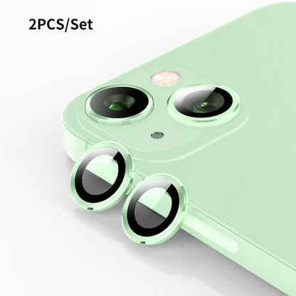 ENKAY 9H Rear Lens Aluminium Alloy Tempered Glass Film, For iPhone 15 / 15 Plus