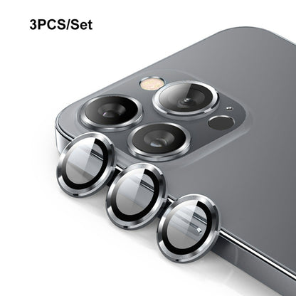 ENKAY 9H Rear Lens Aluminium Alloy Tempered Glass Film, For iPhone 15 Pro / 15 Pro Max