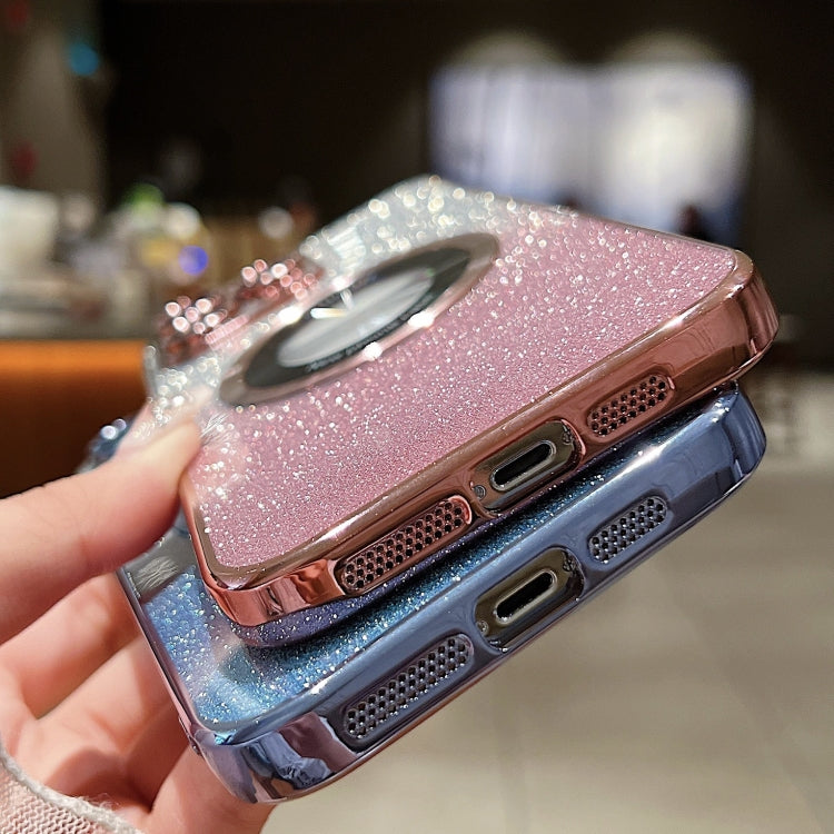 Gradient Glitter Electroplating MagSafe TPU Phone Case, For iPhone 15 Plus, For iPhone 15, For iPhone 14 Plus, For iPhone 14, For iPhone 14 Pro, For iPhone 14 Pro Max