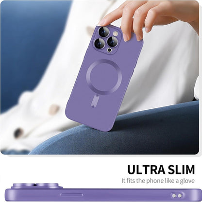ENKAY MagSafe Matte TPU Phone Case with Lens Film