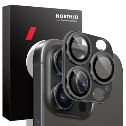 NORTHJO Matte Camera Lens Protector Tempered Glass Rear Lens Film, For iPhone 15 Pro / 15 Pro Max