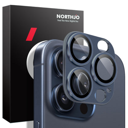 NORTHJO Matte Camera Lens Protector Tempered Glass Rear Lens Film, For iPhone 15 Pro / 15 Pro Max