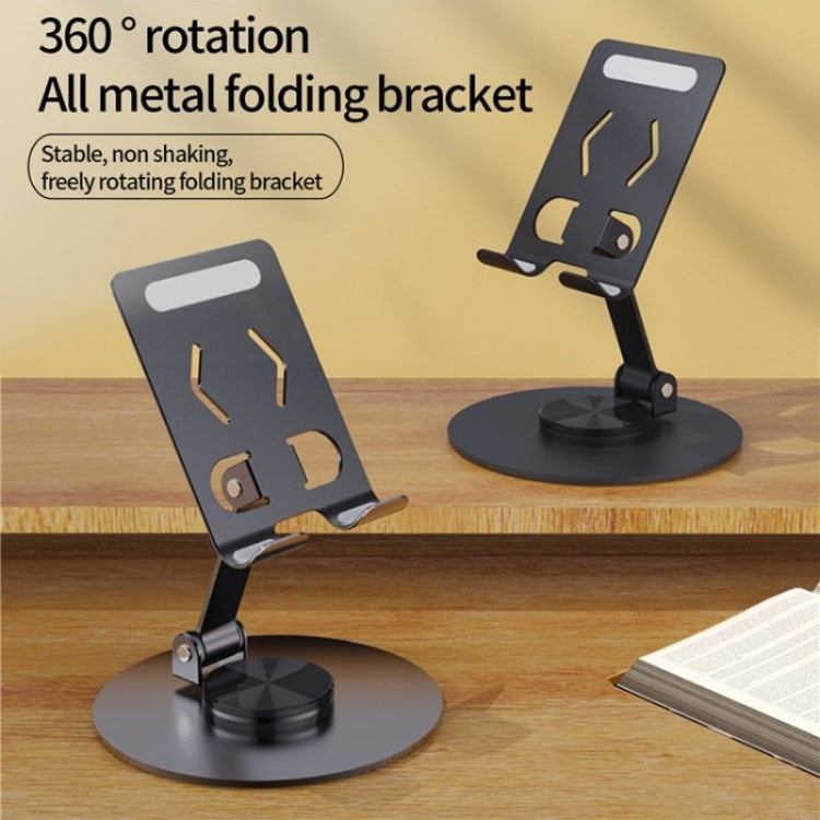 YY-027 360 Degree Rotation Foldable Desktop Phone Tablet Holder