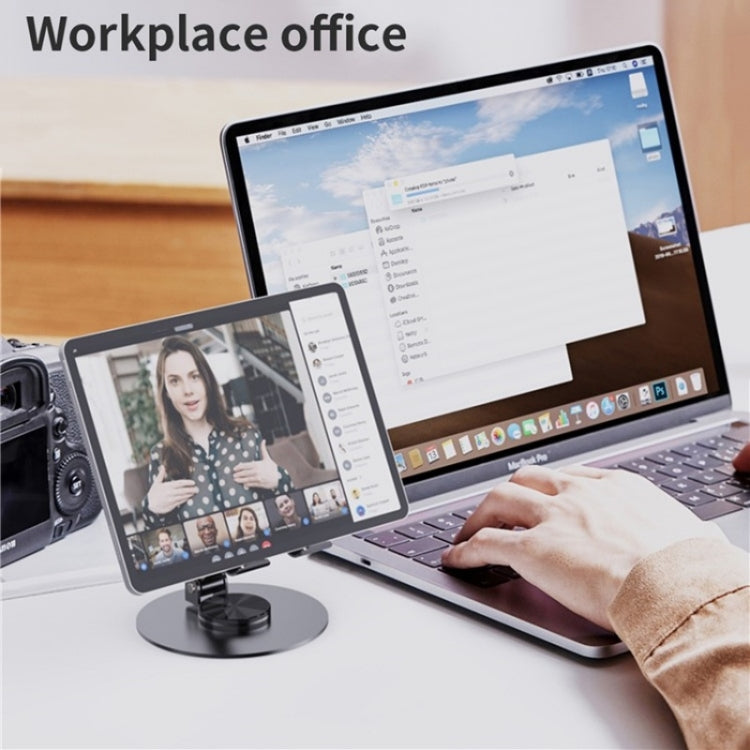 YY-027 360 Degree Rotation Foldable Desktop Phone Tablet Holder