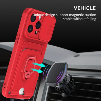 Sliding Camshield Magnetic Card Holder Silicone Phone Case, For iPhone 15, For iPhone 14 Plus, For iPhone 14, For iPhone 14 Pro, For iPhone 14 Pro Max, For iPhone 13 Pro Max, For iPhone 13 Pro, For iPhone 13
