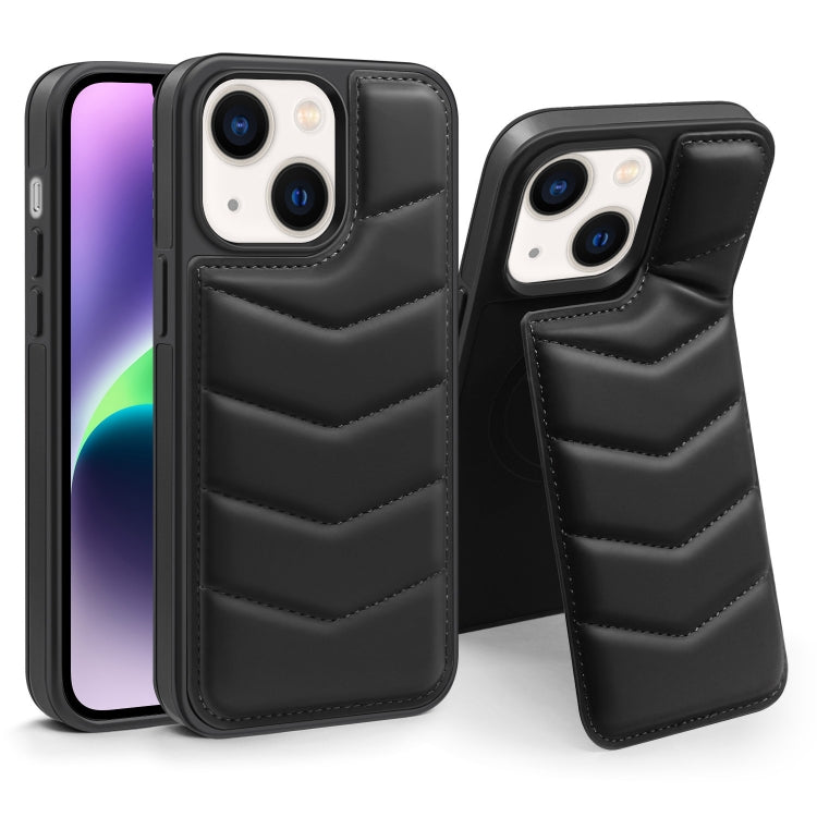 Down Jacket Card Bag Holder MagSafe Phone Case, For iPhone 15 Pro Max, For iPhone 15 Pro, For iPhone 15 Plus, For iPhone 15, For iPhone 14 Plus, For iPhone 14