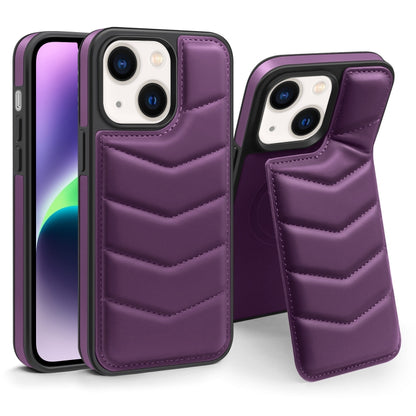 Down Jacket Card Bag Holder MagSafe Phone Case, For iPhone 15 Pro Max, For iPhone 15 Pro, For iPhone 15 Plus, For iPhone 15, For iPhone 14 Plus, For iPhone 14