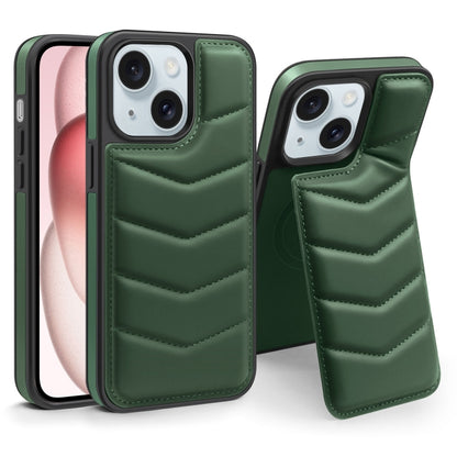 Down Jacket Card Bag Holder MagSafe Phone Case, For iPhone 15 Pro Max, For iPhone 15 Pro, For iPhone 15 Plus, For iPhone 15, For iPhone 14 Plus, For iPhone 14