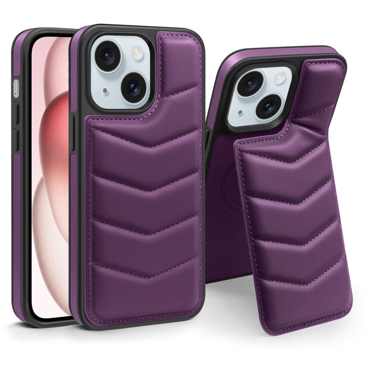 Down Jacket Card Bag Holder MagSafe Phone Case, For iPhone 15 Pro Max, For iPhone 15 Pro, For iPhone 15 Plus, For iPhone 15, For iPhone 14 Plus, For iPhone 14