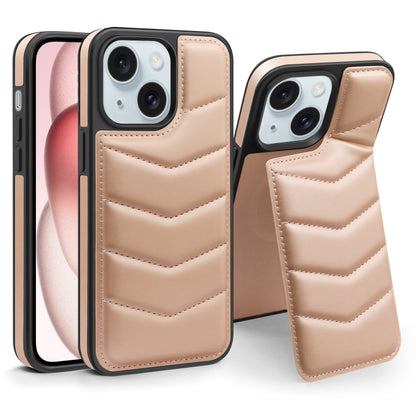 Down Jacket Card Bag Holder MagSafe Phone Case, For iPhone 15 Pro Max, For iPhone 15 Pro, For iPhone 15 Plus, For iPhone 15, For iPhone 14 Plus, For iPhone 14