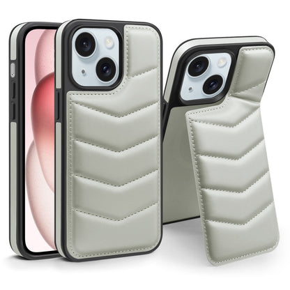 Down Jacket Card Bag Holder MagSafe Phone Case, For iPhone 15 Pro Max, For iPhone 15 Pro, For iPhone 15 Plus, For iPhone 15, For iPhone 14 Plus, For iPhone 14