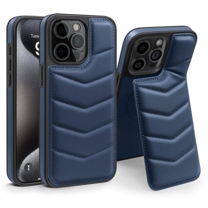 Down Jacket Card Bag Holder MagSafe Phone Case, For iPhone 15 Pro Max, For iPhone 15 Pro, For iPhone 15 Plus, For iPhone 15, For iPhone 14 Plus, For iPhone 14
