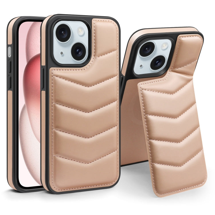 Down Jacket Card Bag Holder MagSafe Phone Case, For iPhone 15 Pro Max, For iPhone 15 Pro, For iPhone 15 Plus, For iPhone 15, For iPhone 14 Plus, For iPhone 14