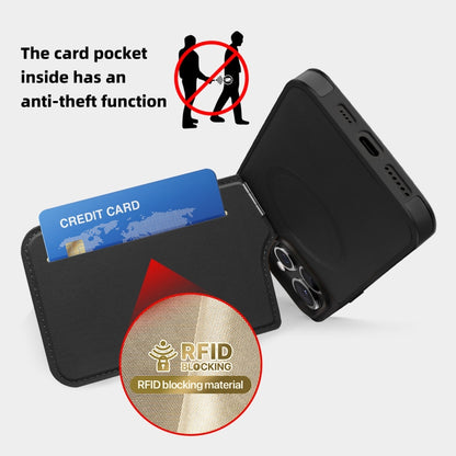 Down Jacket Card Bag Holder MagSafe Phone Case, For iPhone 15 Pro Max, For iPhone 15 Pro, For iPhone 15 Plus, For iPhone 15, For iPhone 14 Plus, For iPhone 14