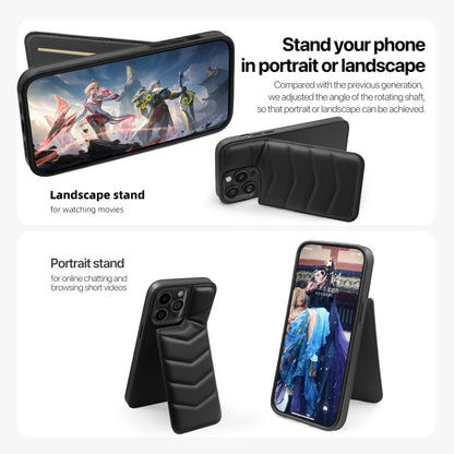 Down Jacket Card Bag Holder MagSafe Phone Case, For iPhone 15 Pro Max, For iPhone 15 Pro, For iPhone 15 Plus, For iPhone 15, For iPhone 14 Plus, For iPhone 14