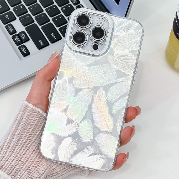 Plating Glitter Texture TPU Phone Case with Lens Film, For iPhone 15 Pro Max, For iPhone 15 Pro