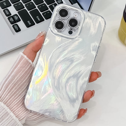 Plating Glitter Texture TPU Phone Case with Lens Film, For iPhone 15 Pro Max, For iPhone 15 Pro