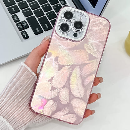 Plating Glitter Texture TPU Phone Case with Lens Film, For iPhone 15 Pro Max, For iPhone 15 Pro