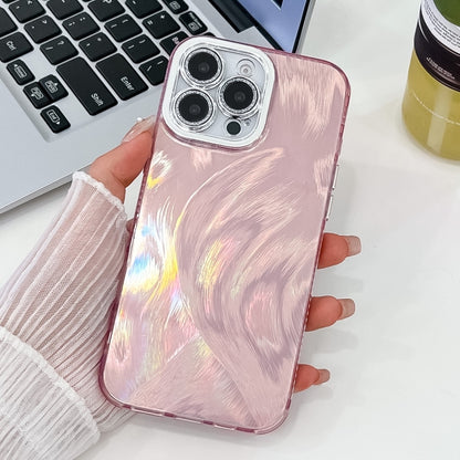 Plating Glitter Texture TPU Phone Case with Lens Film, For iPhone 15 Pro Max, For iPhone 15 Pro