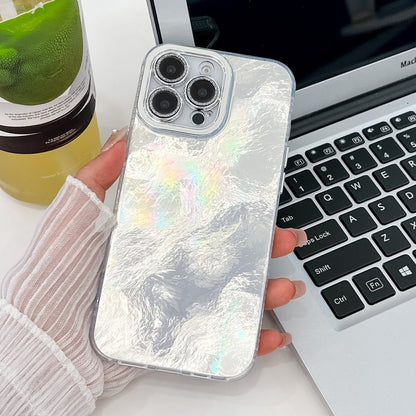 Plating Glitter Texture TPU Phone Case with Lens Film, For iPhone 15 Pro Max, For iPhone 15 Pro