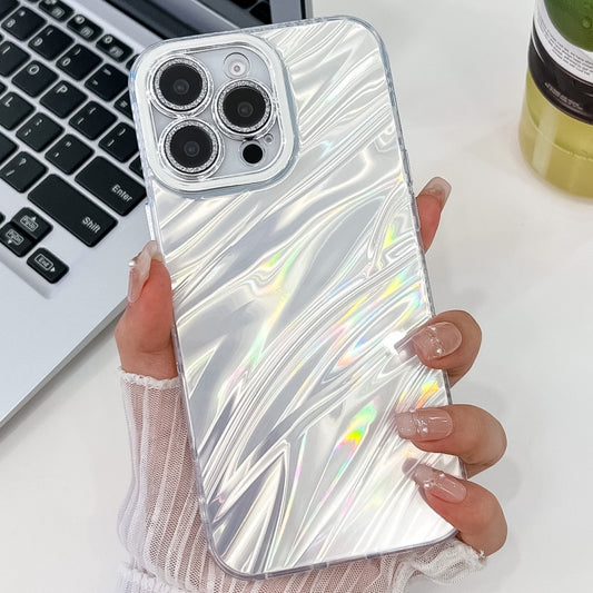Plating Glitter Texture TPU Phone Case with Lens Film, For iPhone 16 Plus, For iPhone 16