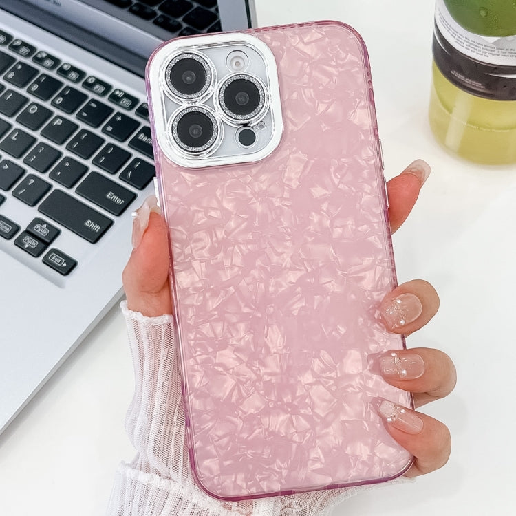 Plating Glitter Texture TPU Phone Case with Lens Film, For iPhone 16 Plus, For iPhone 16