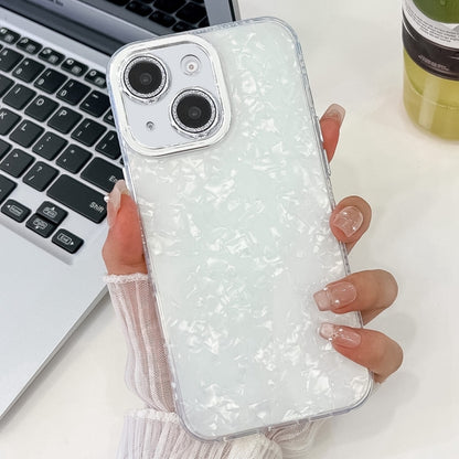 Plating Glitter Texture TPU Phone Case with Lens Film, For iPhone 16 Plus, For iPhone 16