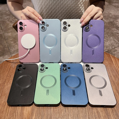 Metallic Paint Magsafe Liquid TPU Phone Case, For iPhone 15 Pro Max, For iPhone 15 Pro, For iPhone 15 Plus, For iPhone 15, For iPhone 14 Plus, For iPhone 14