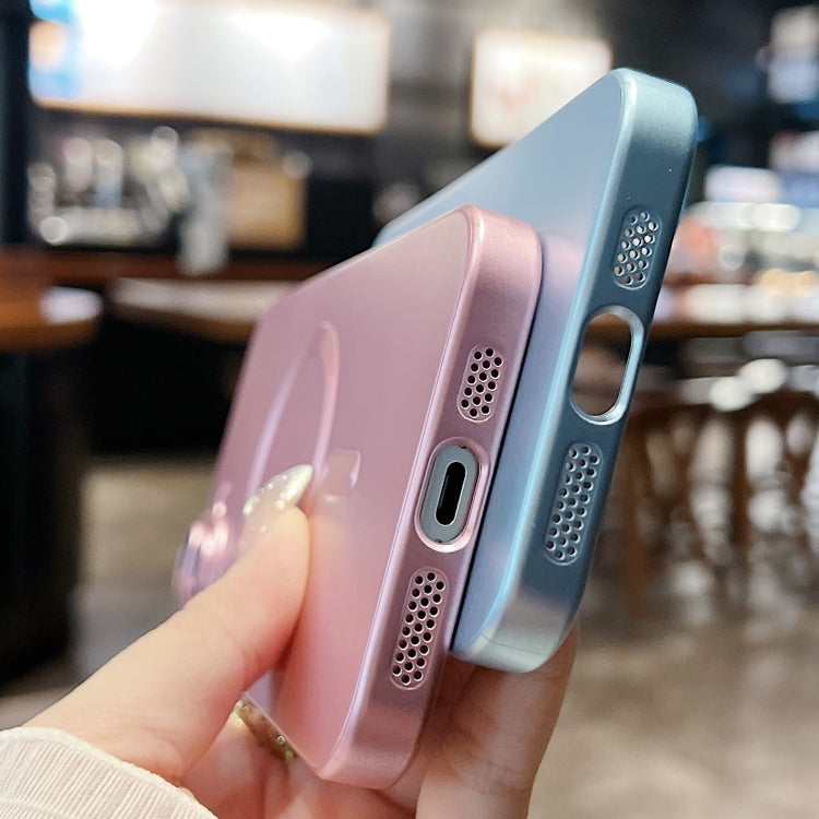 Metallic Paint Magsafe Liquid TPU Phone Case, For iPhone 15 Pro Max, For iPhone 15 Pro, For iPhone 15 Plus, For iPhone 15, For iPhone 14 Plus, For iPhone 14