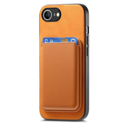 Retro Magsafe Card Bag PU Back Cover Phone Case, For iPhone 16e, For iPhone 16 Pro Max, For iPhone 16 Pro, For iPhone 16 Plus, For iPhone 16