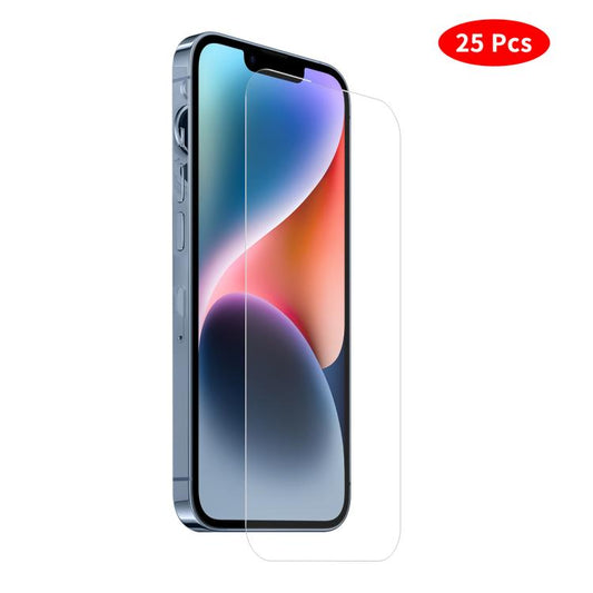 JUNSUNMAY 25pcs Screen Protector Tempered Glass Film
