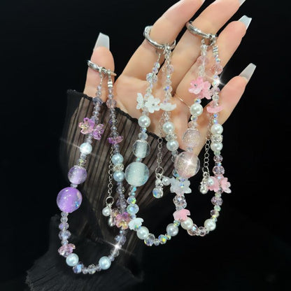 Hulu Tassel Crystal Phone Chain
