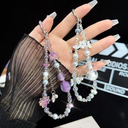Hulu Tassel Crystal Phone Chain