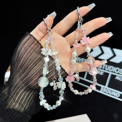 Hulu Tassel Crystal Phone Chain