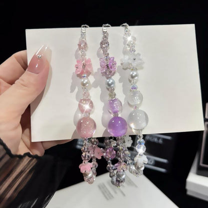 Hulu Tassel Crystal Phone Chain