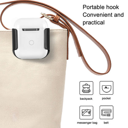 10 PCS Portable Headset Waist Hanging Protective Cover, Suitable For AirPods 2, Waist Hanging White, Waist Hanging Pink, Waist Hanging Red, Waist Hanging Black, Waist Hanging Navy, Waist Hanging Gray