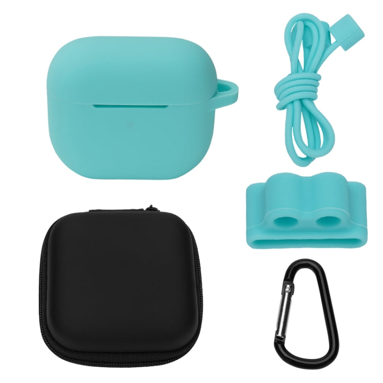 Bluetooth Earphone Silicone Cover Set For AirPods 3, 5 PCS/Set White, 5 PCS/Set Mint Green, 5 PCS/Set Grass Green, 5 PCS/Set Pink, 5 PCS/Set Black, 5 PCS/Set Red, 5 PCS/Set Yellow, 5 PCS/Set Gray, 5 PCS/Set Wine Red, 5 PCS/Set Light Purple�������������...