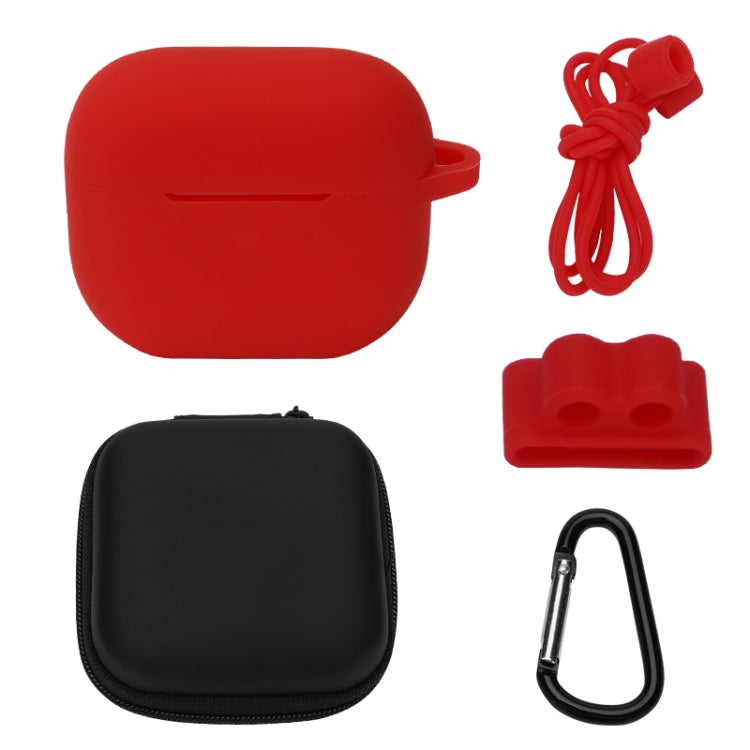 Bluetooth Earphone Silicone Cover Set For AirPods 3, 5 PCS/Set White, 5 PCS/Set Mint Green, 5 PCS/Set Grass Green, 5 PCS/Set Pink, 5 PCS/Set Black, 5 PCS/Set Red, 5 PCS/Set Yellow, 5 PCS/Set Gray, 5 PCS/Set Wine Red, 5 PCS/Set Light Purple�������������...