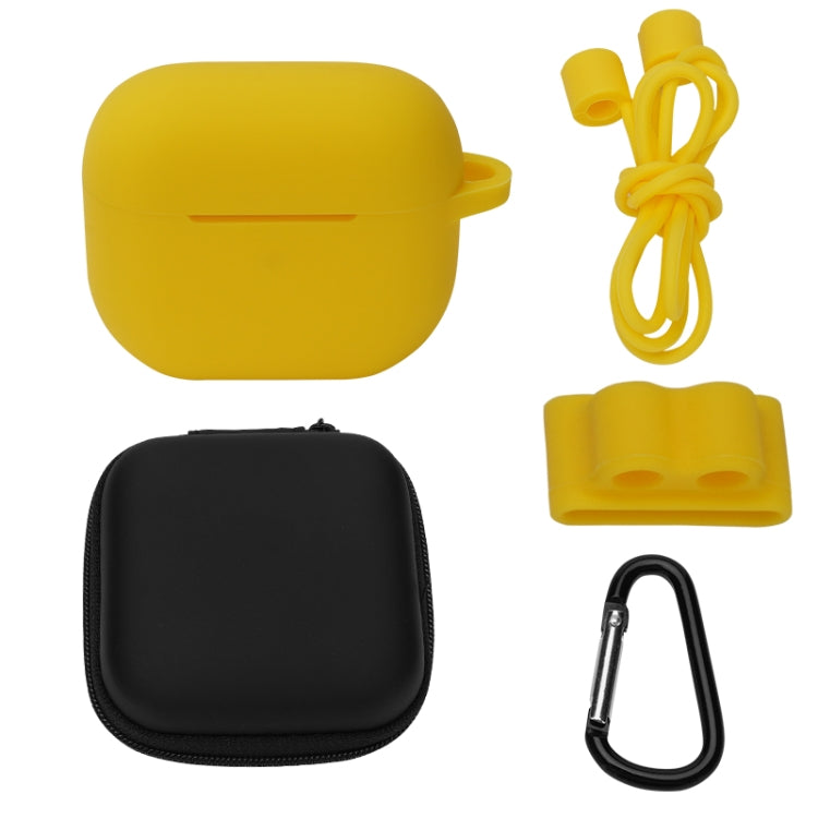 Bluetooth Earphone Silicone Cover Set For AirPods 3, 5 PCS/Set White, 5 PCS/Set Mint Green, 5 PCS/Set Grass Green, 5 PCS/Set Pink, 5 PCS/Set Black, 5 PCS/Set Red, 5 PCS/Set Yellow, 5 PCS/Set Gray, 5 PCS/Set Wine Red, 5 PCS/Set Light Purple�������������...
