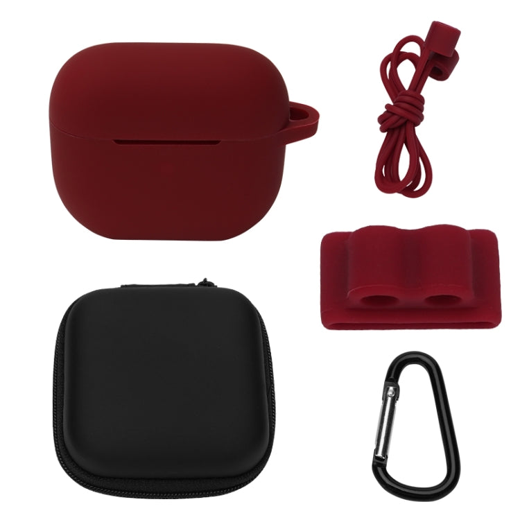 Bluetooth Earphone Silicone Cover Set For AirPods 3, 5 PCS/Set White, 5 PCS/Set Mint Green, 5 PCS/Set Grass Green, 5 PCS/Set Pink, 5 PCS/Set Black, 5 PCS/Set Red, 5 PCS/Set Yellow, 5 PCS/Set Gray, 5 PCS/Set Wine Red, 5 PCS/Set Light Purple�������������...