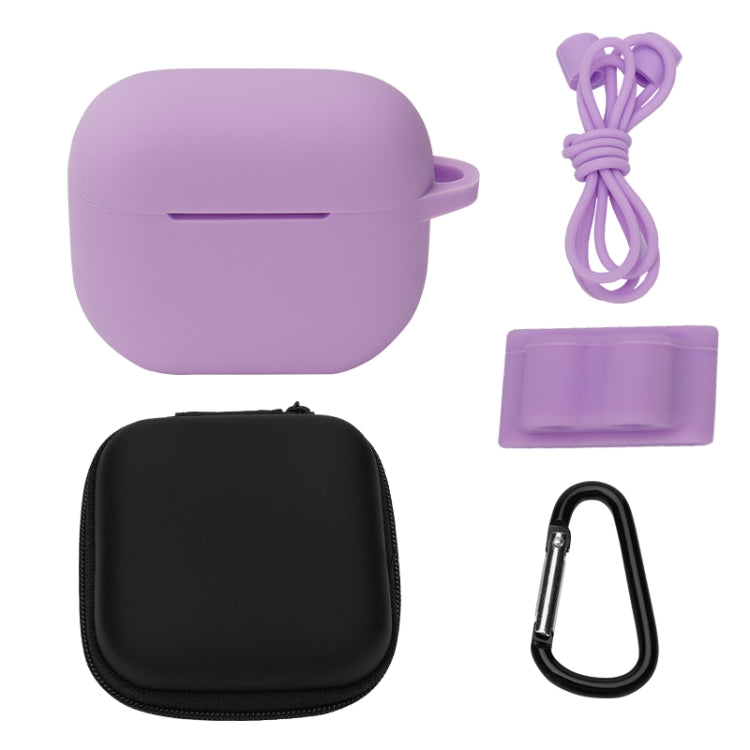 Bluetooth Earphone Silicone Cover Set For AirPods 3, 5 PCS/Set White, 5 PCS/Set Mint Green, 5 PCS/Set Grass Green, 5 PCS/Set Pink, 5 PCS/Set Black, 5 PCS/Set Red, 5 PCS/Set Yellow, 5 PCS/Set Gray, 5 PCS/Set Wine Red, 5 PCS/Set Light Purple�������������...