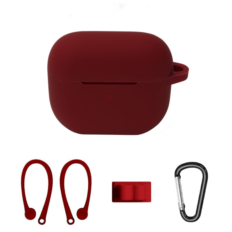 Bluetooth Earphone Silicone Cover Set For AirPods 3, 5 PCS/Set White, 5 PCS/Set Mint Green, 5 PCS/Set Grass Green, 5 PCS/Set Pink, 5 PCS/Set Black, 5 PCS/Set Red, 5 PCS/Set Yellow, 5 PCS/Set Gray, 5 PCS/Set Wine Red, 5 PCS/Set Light Purple�������������...
