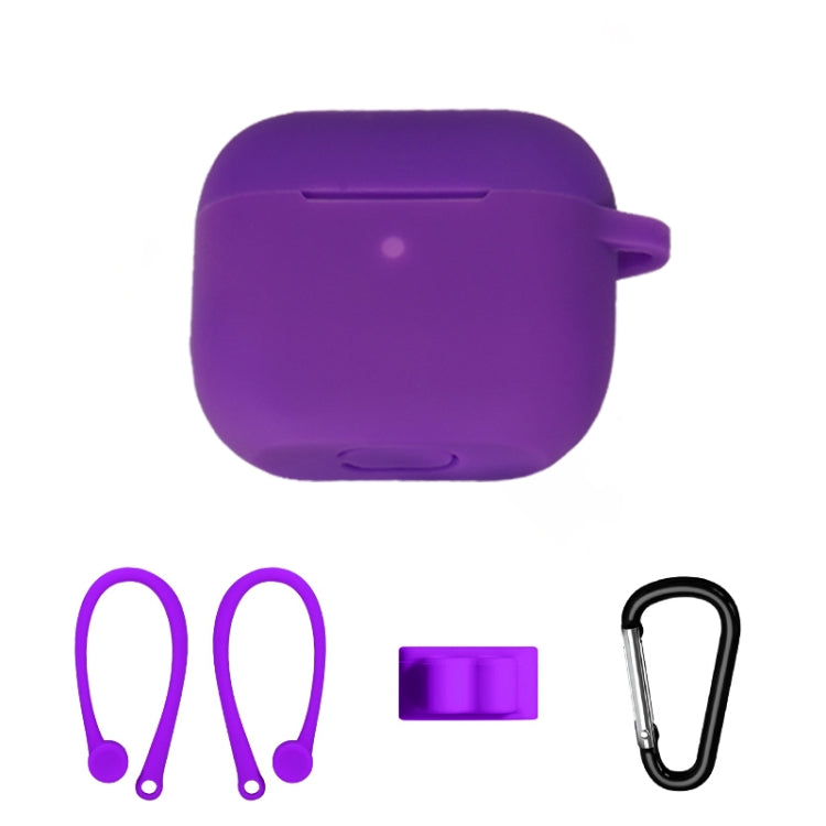 Bluetooth Earphone Silicone Cover Set For AirPods 3, 5 PCS/Set White, 5 PCS/Set Mint Green, 5 PCS/Set Grass Green, 5 PCS/Set Pink, 5 PCS/Set Black, 5 PCS/Set Red, 5 PCS/Set Yellow, 5 PCS/Set Gray, 5 PCS/Set Wine Red, 5 PCS/Set Light Purple�������������...