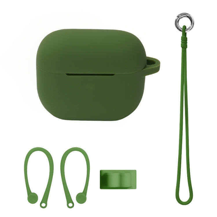 Bluetooth Earphone Silicone Cover Set For AirPods 3, 5 PCS/Set White, 5 PCS/Set Mint Green, 5 PCS/Set Grass Green, 5 PCS/Set Pink, 5 PCS/Set Black, 5 PCS/Set Red, 5 PCS/Set Yellow, 5 PCS/Set Gray, 5 PCS/Set Wine Red, 5 PCS/Set Light Purple�������������...